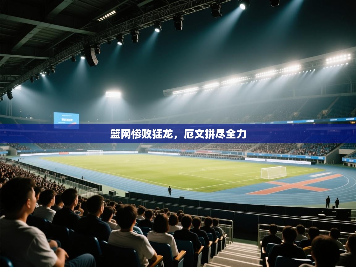 篮网惨败猛龙，厄文拼尽全力